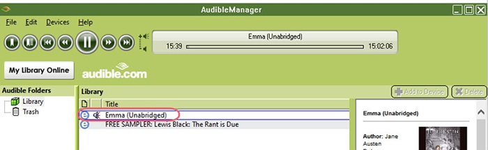 use audible offline on pc via audible manager