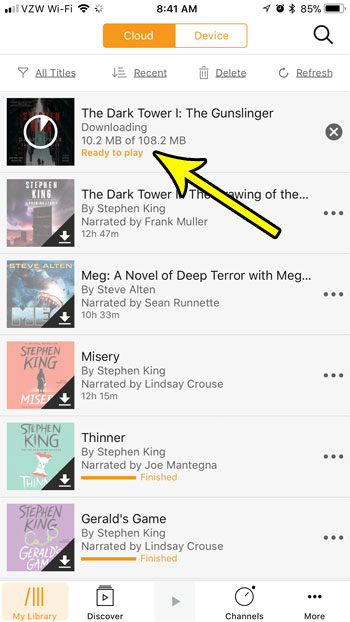 download audible books on ios