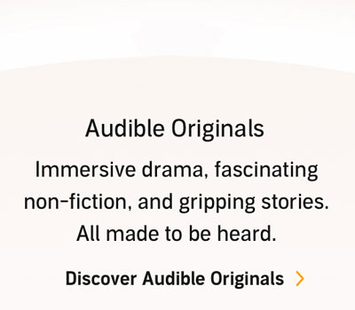 get free audible credits by audible originals