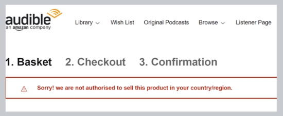 audible region lock
