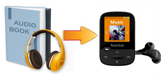 transfer audiobooks to sandisk sansa