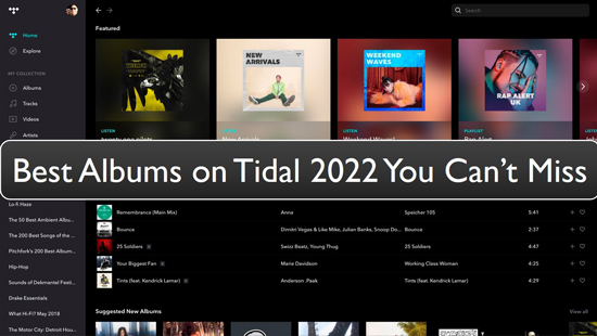best albums on tidal