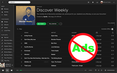 block spotify ads