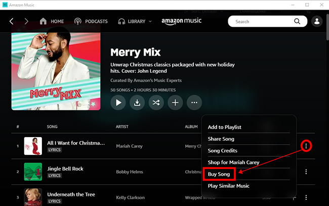 buy amazon music song