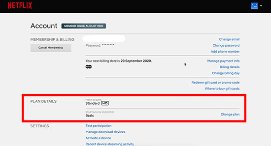 upgrade netflix plan to solve title not available to watch issue