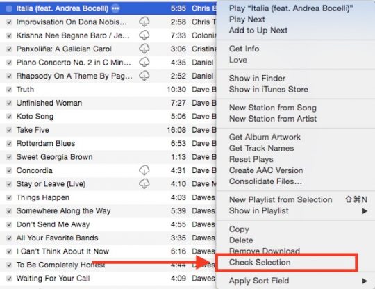 check itunes settings