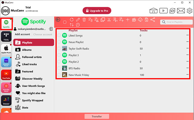 pick up spotify and log in to your account