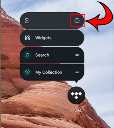 tidal icon on android