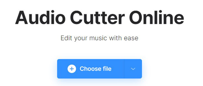 add spotify music to clideo audio cutter online