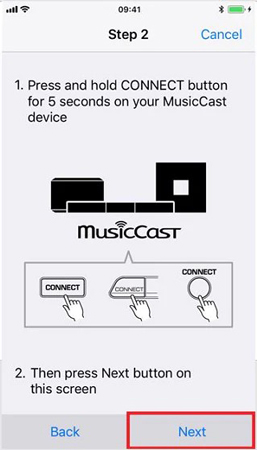 setup musiccast controller