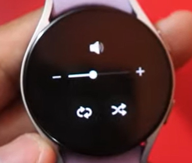 control amazon music from samsung watch
