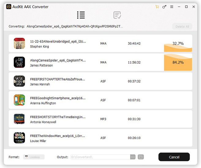 convert .aax to mp3
