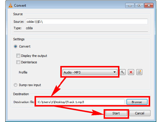 convert m4b file to mp3 by vlc