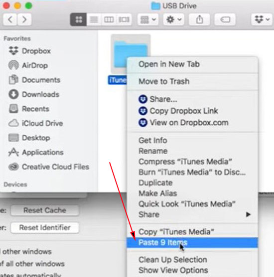 copy itunes songs to usb drives
