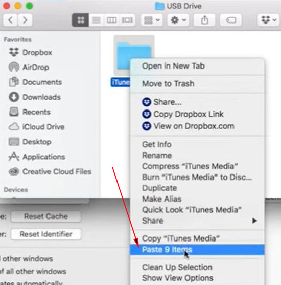 copy itunes songs to usb drive