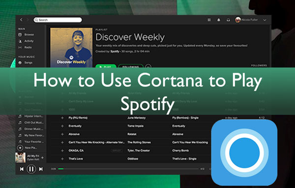 cortana and spotify