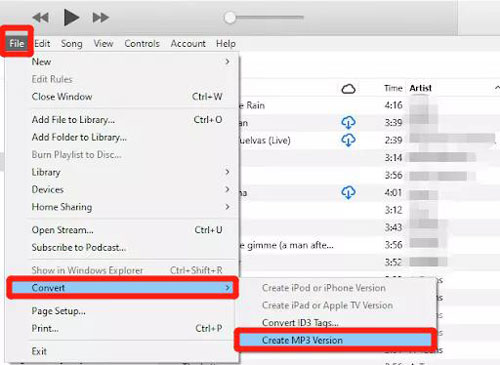 convert m4b to mp3 free via itunes