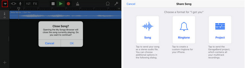 make spotify music as ringtone garageband