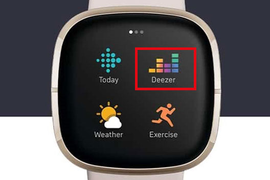 play deezer on fitbit