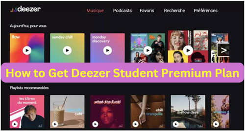 get deezer student plan