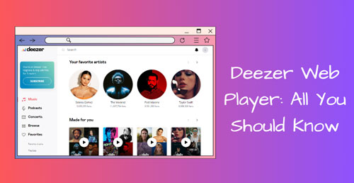 deezer web player