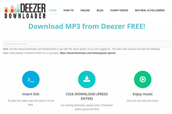 deezer to mp3 converter online