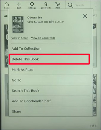 remove audible books from kindle