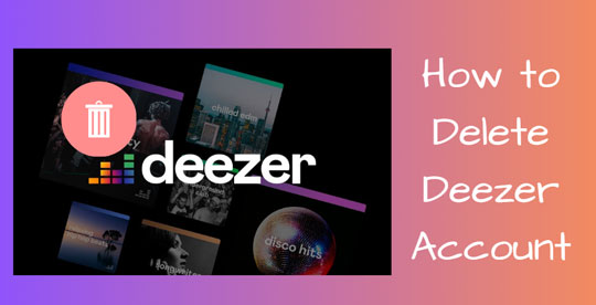 delete deezer account