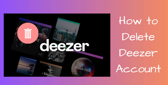 delete deezer account