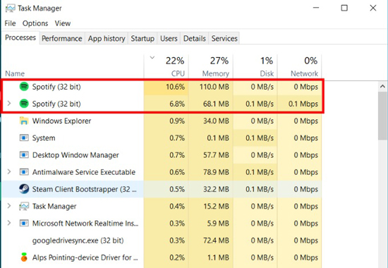 delete spotify duplicate windows