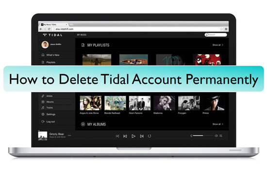how to delete tidal account completely