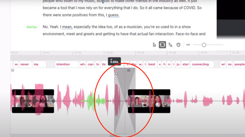 edit your audio into descript