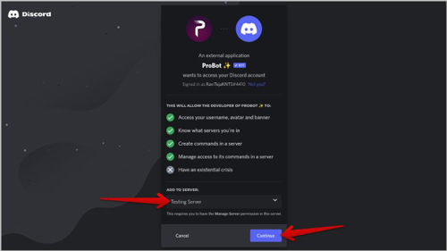 add apple music bot to discord server