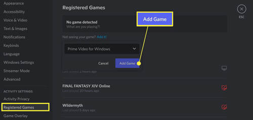 share amazon prime video on discord