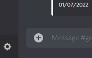 discord text message box