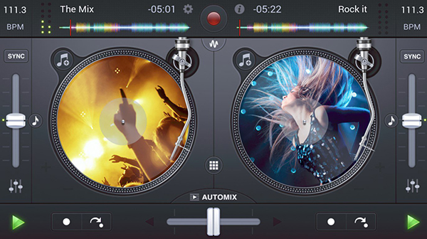 mix tidal music on djay pro