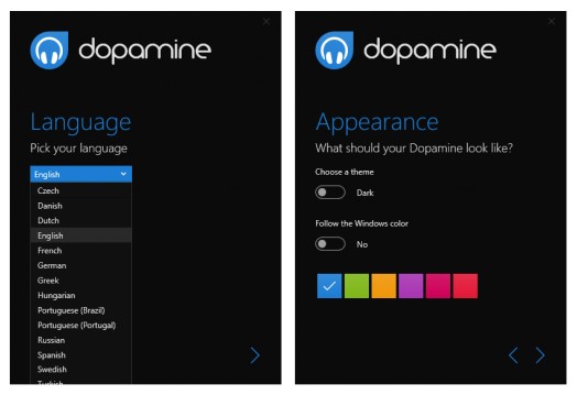 dopamine features