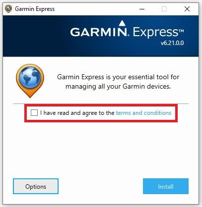 download and install garmin express for apple music