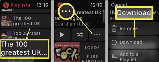 download apple music songs on apple watch