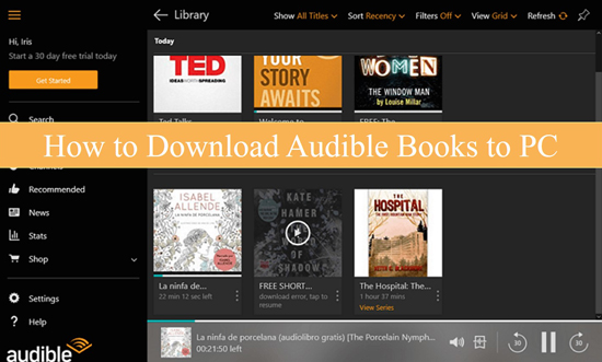 download audible books to pc