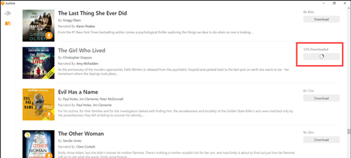 download audiobooks to pc from audible windows app
