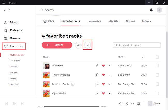 download songs from deezer on windows pc and mac