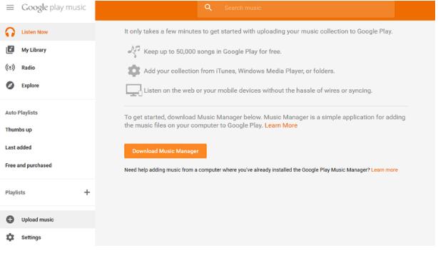 download google music manager