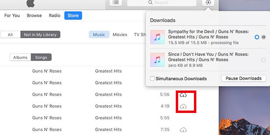 download purchased music from itunes