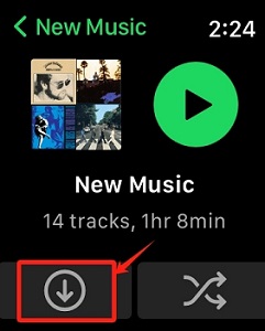 download spotify songs on apple watch directly