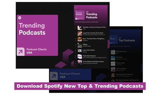 download spotify new top podcasts