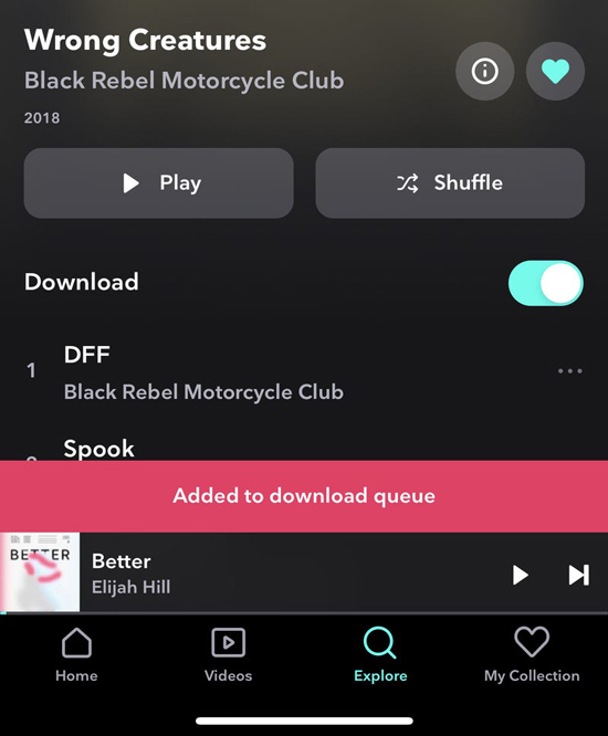 download tidal music offline on android