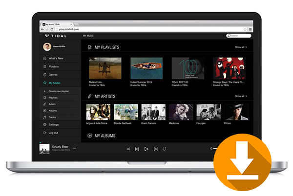 how to download music from tidal on computer