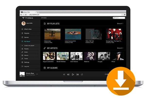 how to download songs from tidal onto computer