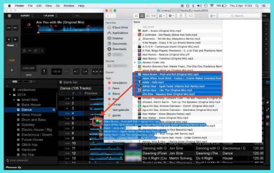 add amazon music to rekordbox by dragging